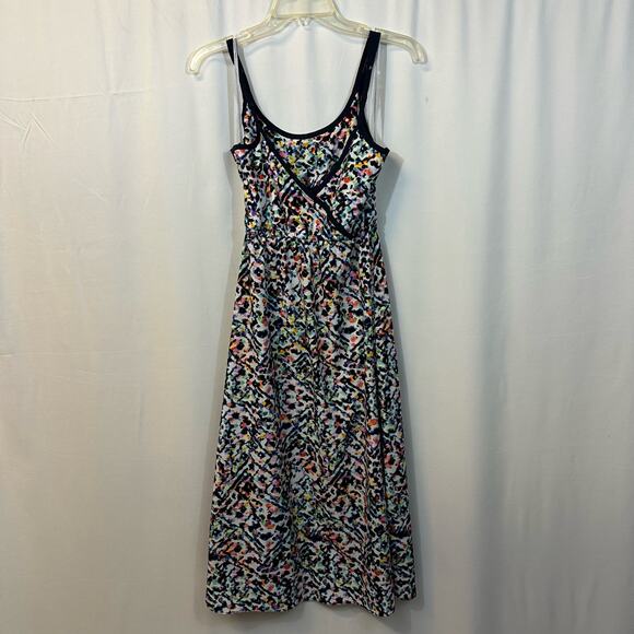 Athleta Sunbeam Easy Breezy Midi Sleeveless Multicolor Dress XS - Picture 6 of 7